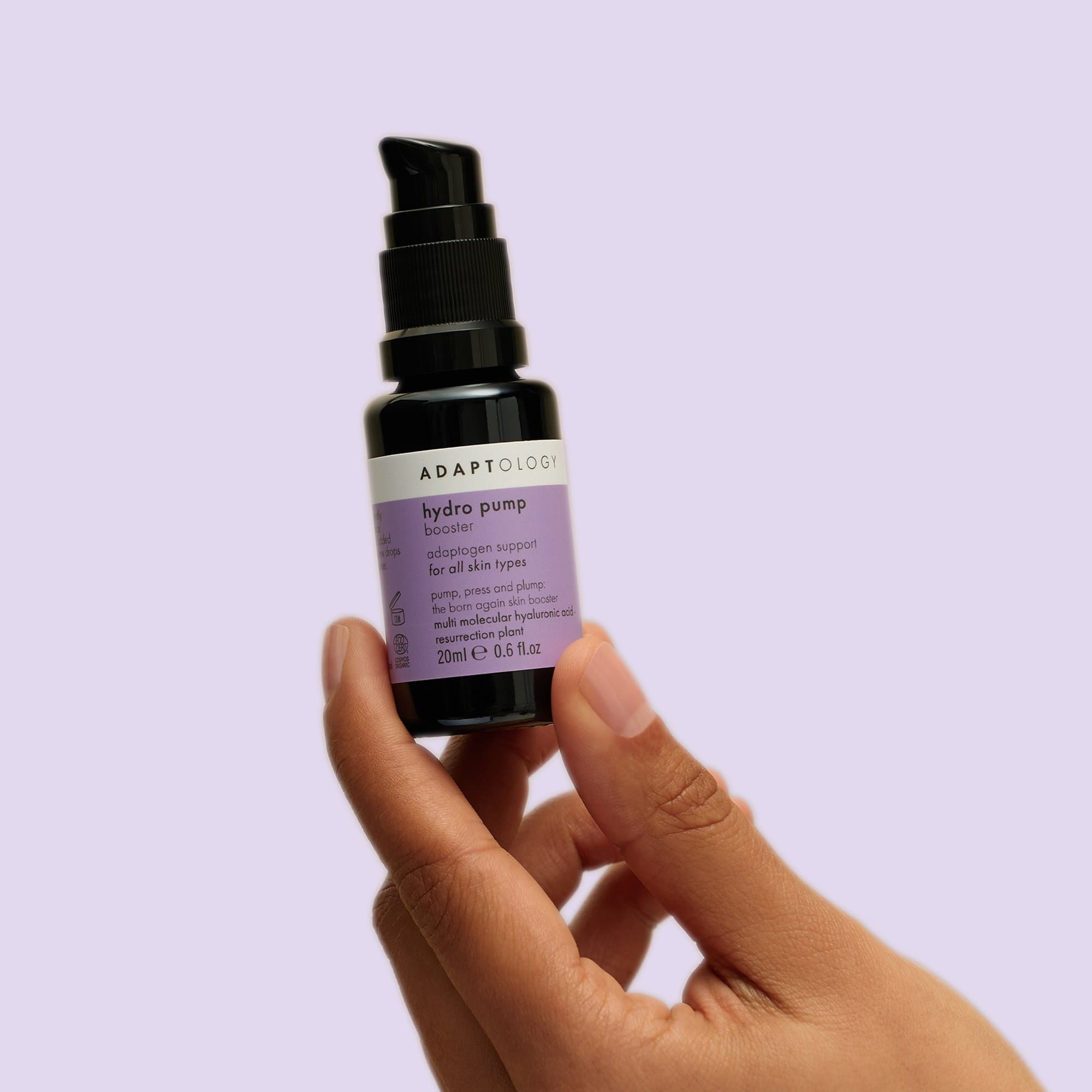 Hydro Pump Booster | Organic Hyaluronic Acid Serum | Adaptology