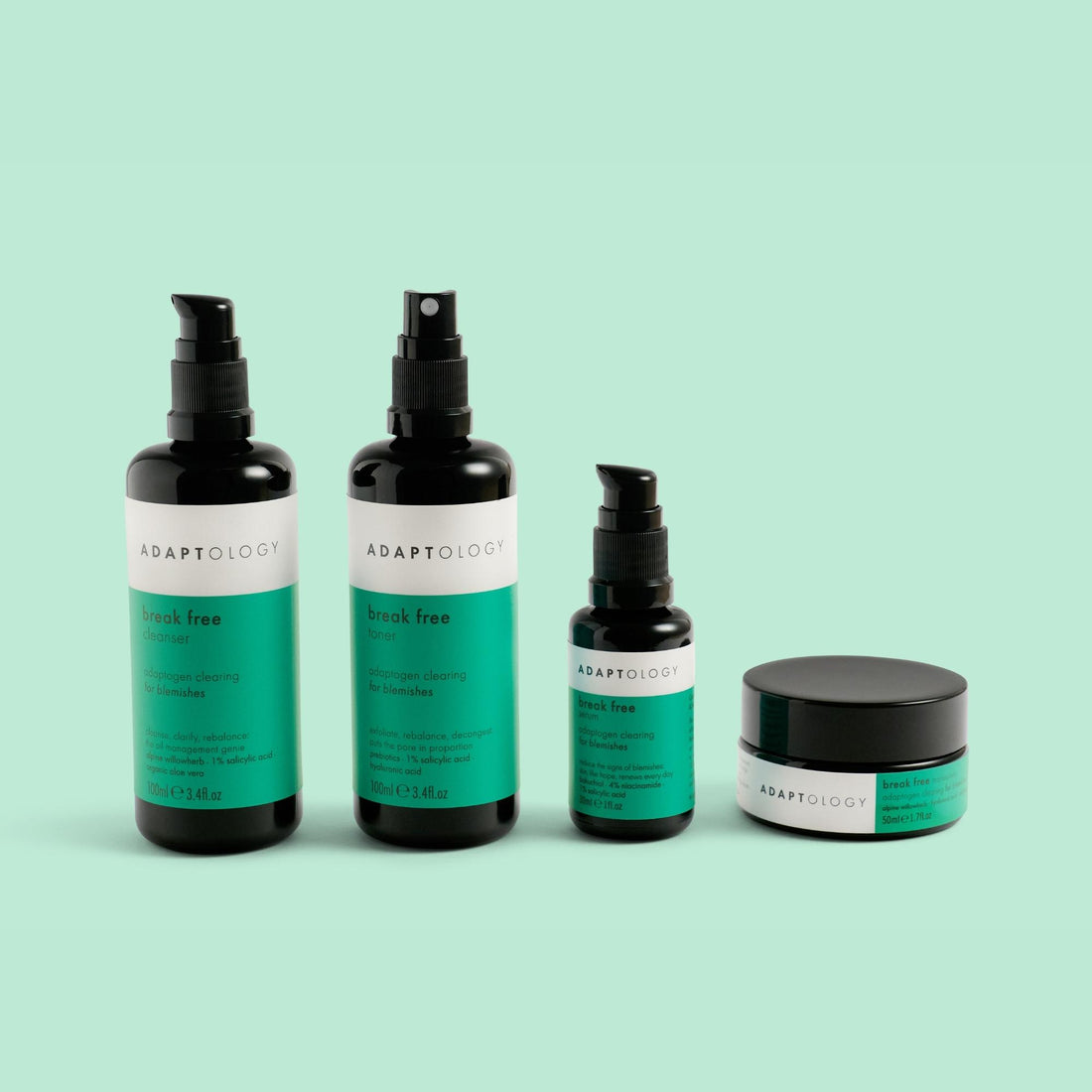 Break Free Full Range | Natural Skincare For Acne | Adaptology