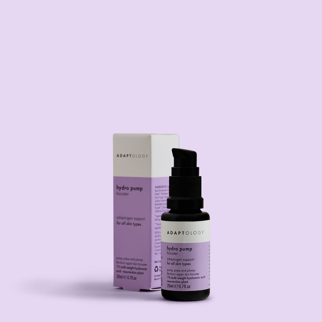 Hydro Pump Booster | Organic Hyaluronic Acid Serum | Adaptology