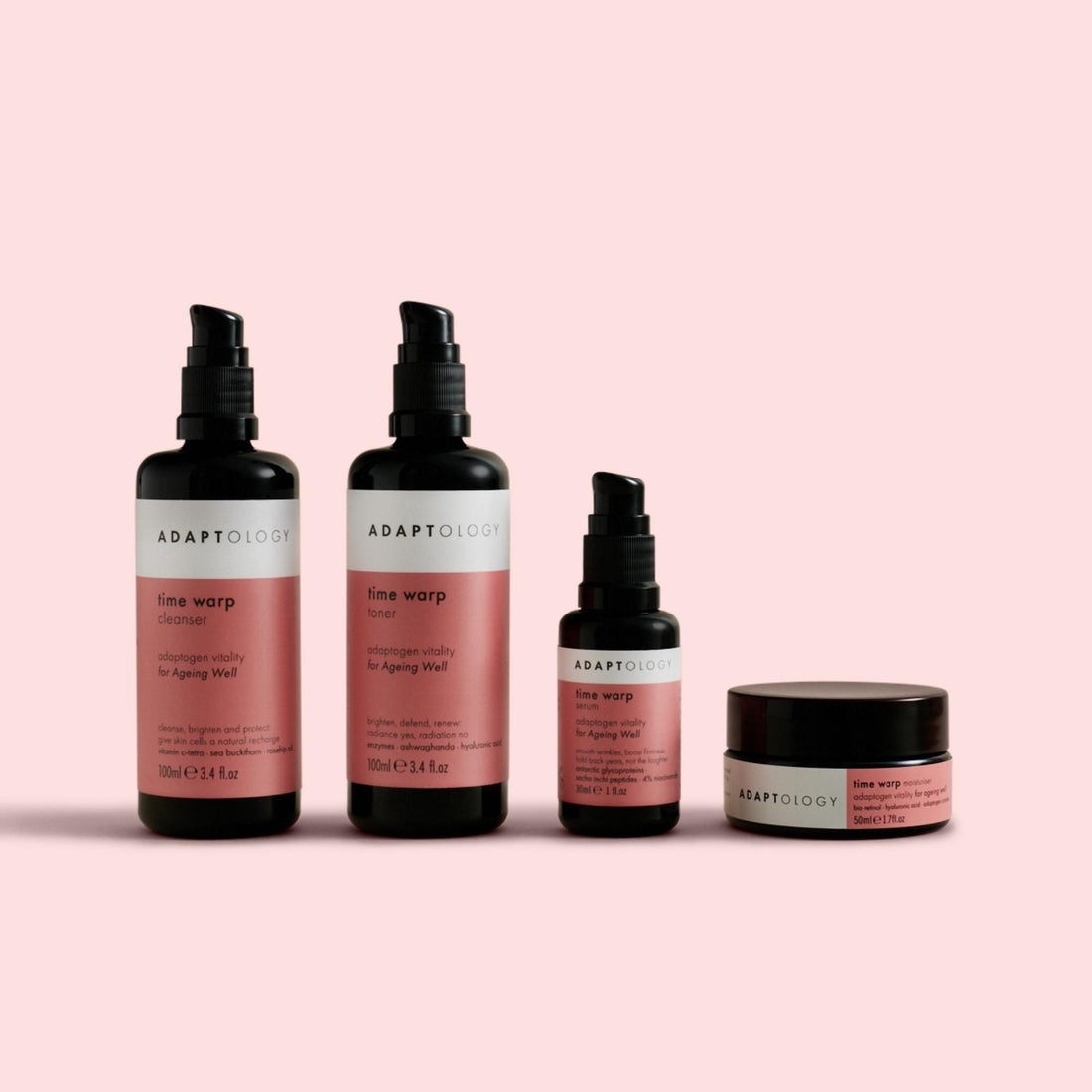 Time Warp Full Range | Organic Anti Aging Skin Care | Adaptology